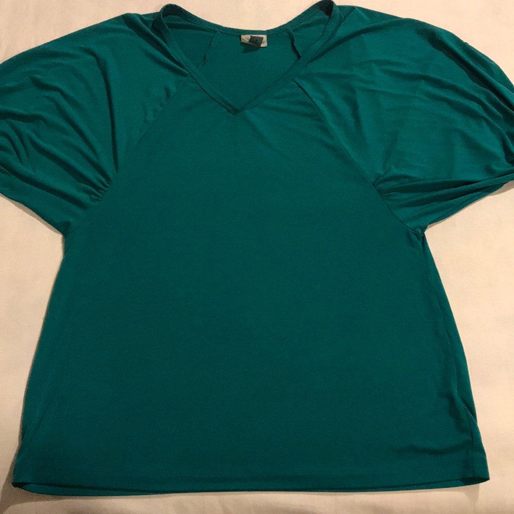 Worthington Turquoise Women Blouse